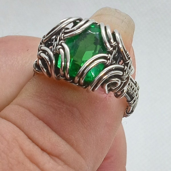 Wire weaving tutorial, ring setting, "The Verdell ring" Instant download!!