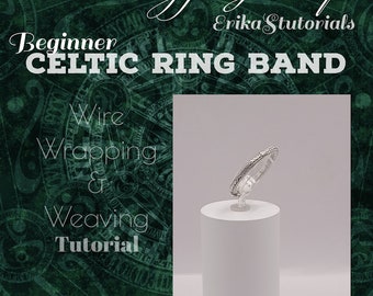 Tutorial de tejido de alambre, patrón de anillo celta