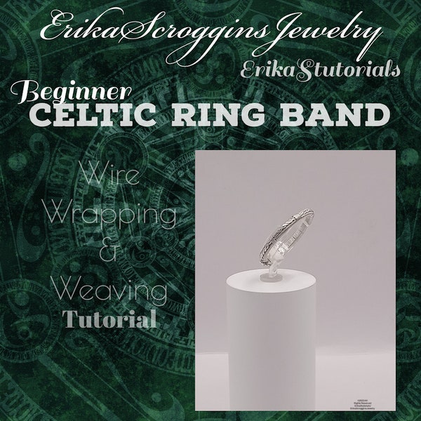 Wire weaving tutorial, Celtic Ring pattern