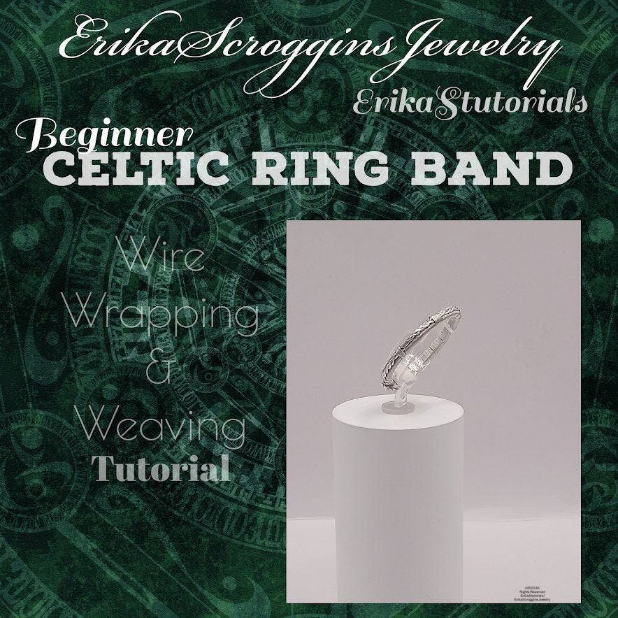 Celtic Knot Ring Wire Wrap Tutorial DIY PDF Book Lesson How to