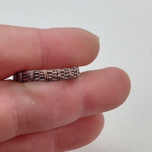 Wire weaving PDF tutorial for this ring band, modified basket weave ring band, instant dowload