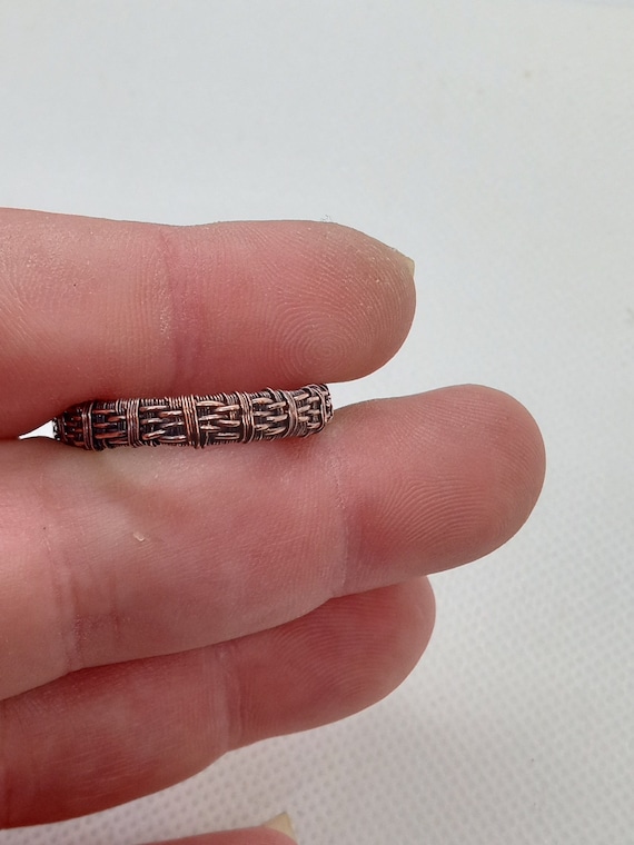 Wire weaving PDF tutorial for this ring band, modified basket weave ring band, instant dowload