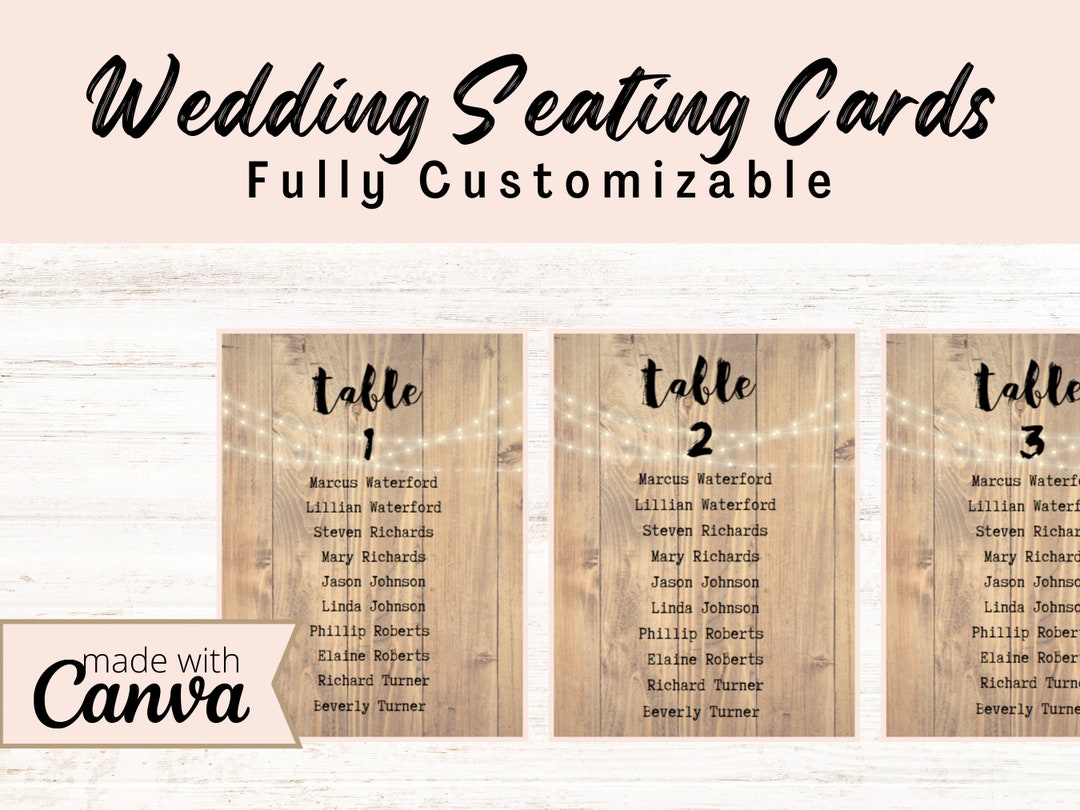 Marque-places De Table, Cartes De Sièges De Mariage, étiquettes De Noms Dinvites Invitation~p142650190