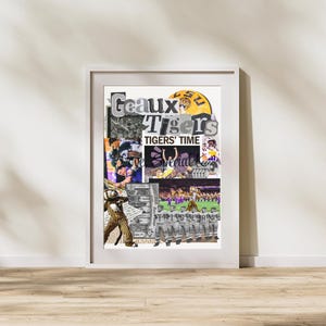 LSU Collage Print
