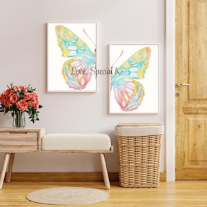 Split Butterfly Wall Art Set