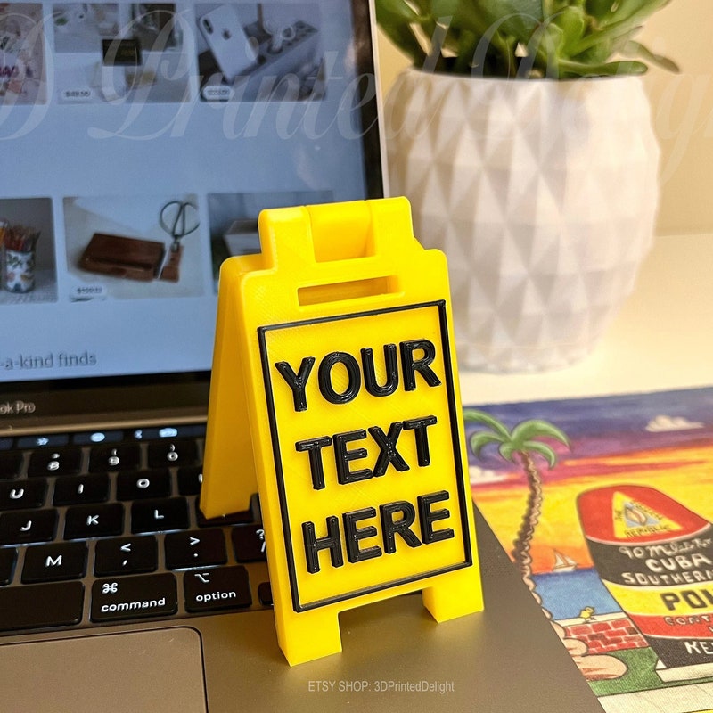 Custom Reminder Signs Etsy