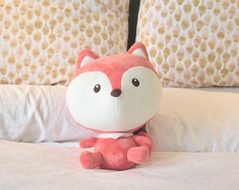 Lindo zorro de peluche - Zorro de peluche kawaii - Animal de peluche tierno para todas las edades