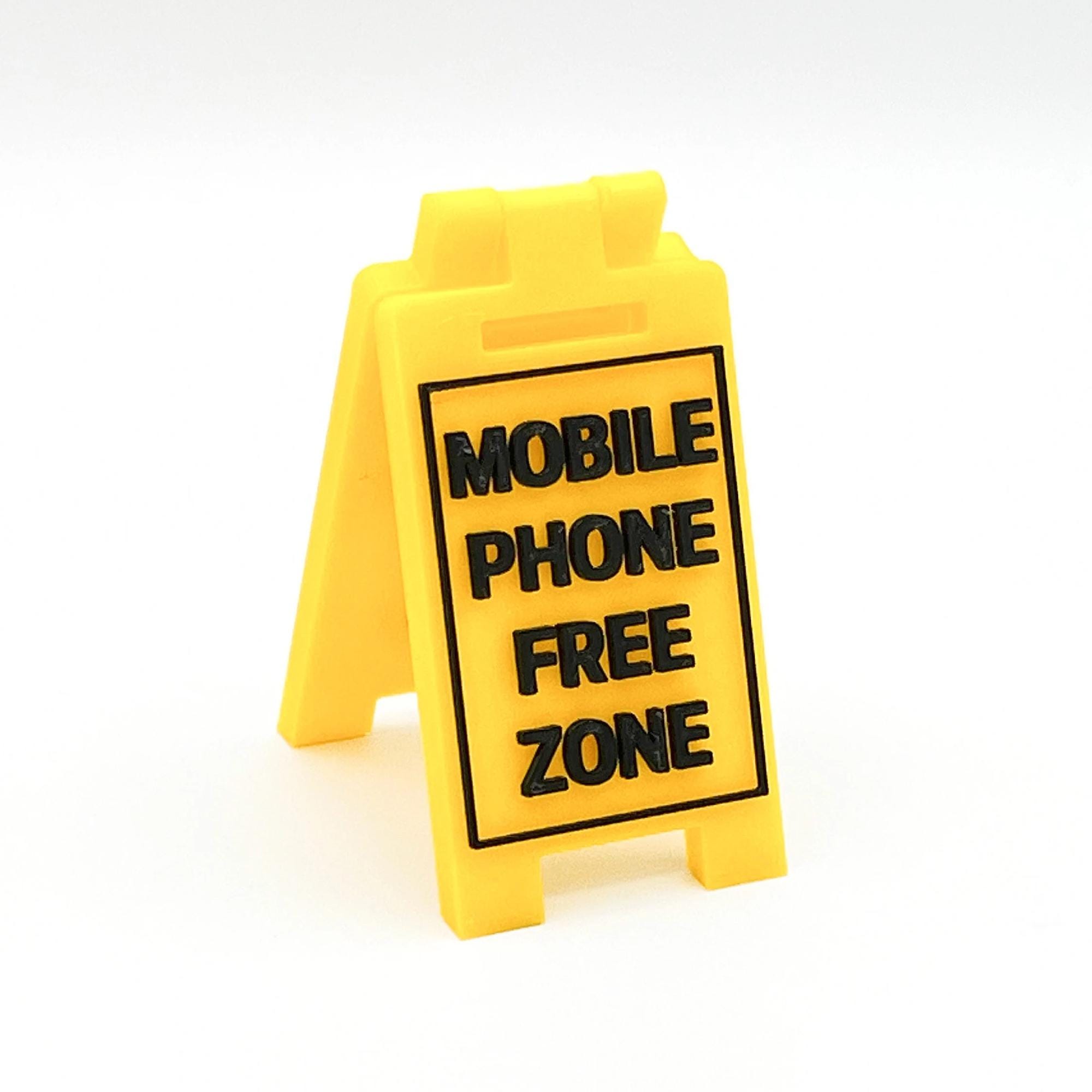 85470K No Mobile Phone Zone Greet Your Child With A Smile Sign - Quick - View #3