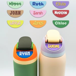 Personalized Owala Name Plate - Custom Owala Tumbler Tag - Owala FreeSip Lid Topper - Owala name plate - 3D Printed