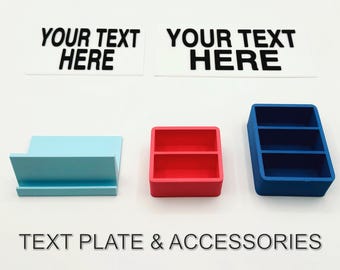 Custom Text Plate and Accessories for Countdown Board - 3D Printed