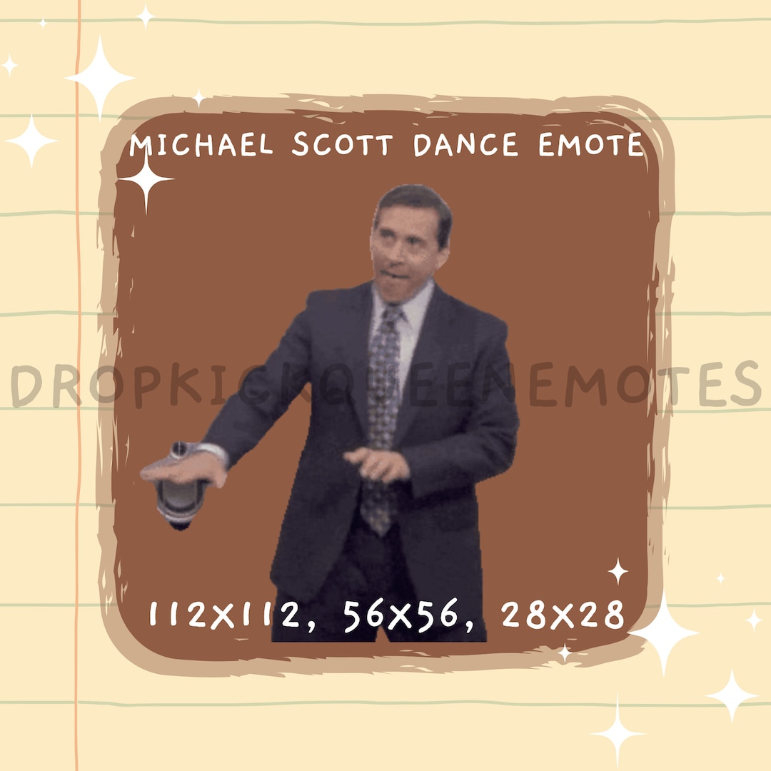Animated Michael Scott Dance Emote | Twitch, Discord, Youtube (digital