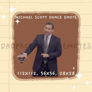 Animated Emote | Dancing Michael Scott | Twitch| Twitch Emote | Meme | Meme Emote