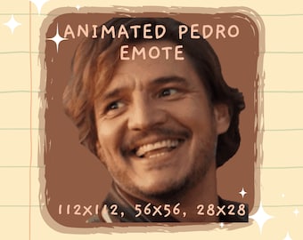Pedro Pascal Meme Animated Emote for Twitch (Digital Download)