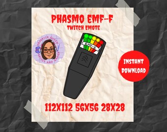 Phasmo EMF-5 Twitch Emote | Digital Download