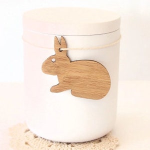 5 Easter Rabbit Gift Tags, Easter Bunny, Easter Basket, 1st Easter, Easter Card