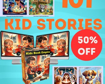 101 Kid Stories with Unrestricted PLR. Start Selling this Amazing Product and keep 100% of the Profits!