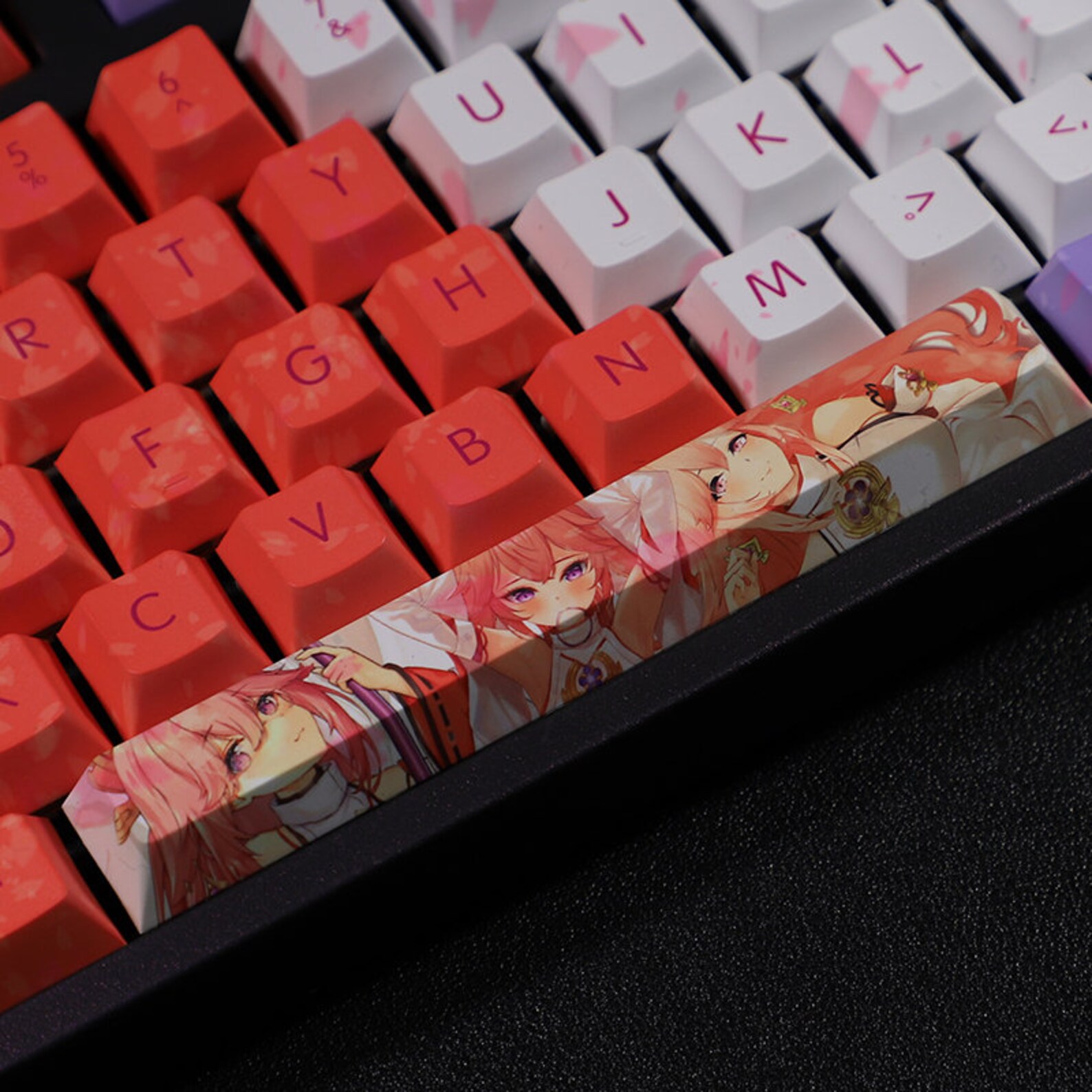 Yae Miko Genshin Keycaps Anime Genshin Impact Keycap Set Gifts Etsy UK