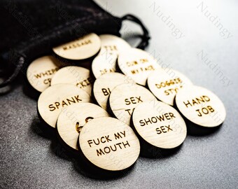 CHOORO Funny Mature Sex Token Keychain Gift | Stainless Steel Novelty Gift For Husband Or Boyfriend