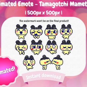 Twitch Animated Emote - Mametchi | Tamagotchi | Streaming | Discord | Twitch