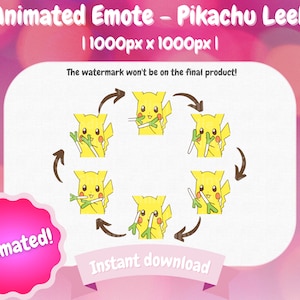 Twitch Animiertes Emote - Tanzender Pikachu Lauch (Loituma style)