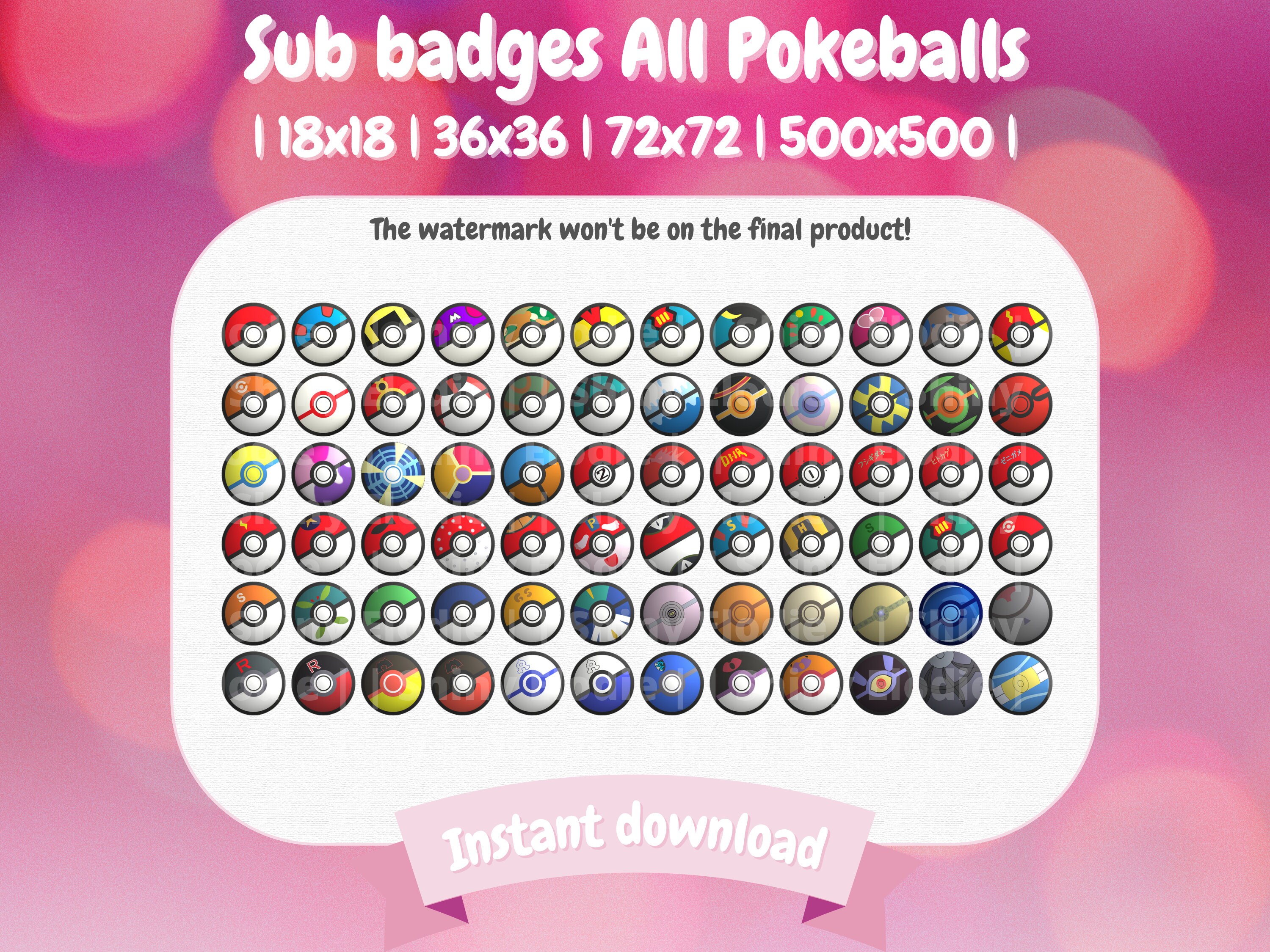 Poke Balls Twitch Sub / Cheer Badges Pixel Art - seaosaur's Ko-fi Shop -  Ko-fi ❤️ Where creators get support from fans through donations,  memberships, shop sales and more! The original 'Buy