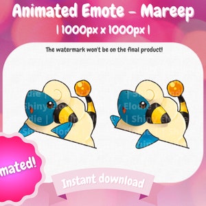 Twitch Animated Emote - Bongo Mareep
