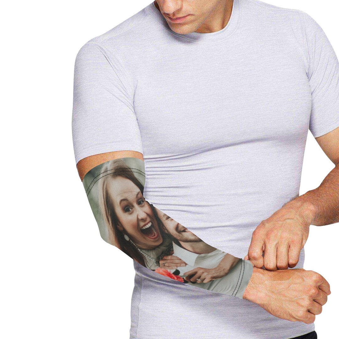 Custom Arm Sleeves Personalised Photo Arm Sun Sleeves Arm Etsy Canada