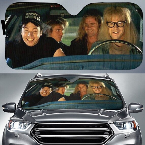 Wayne's World Car Auto Sun Shade Car Decor Car Etsy