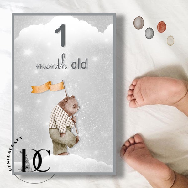 Printable Baby Month - Etsy