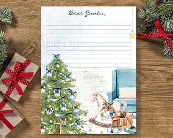 Letter to Santa Printable, christmas letter, Dear Santa Letter, christmas wish, children letter