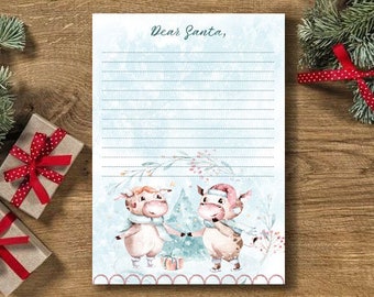 Letter to Santa Printable, christmas letter, Dear Santa Letter, christmas wish, children letter