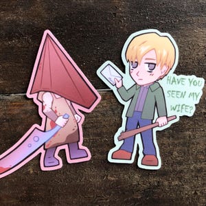 Silent Hill 2 James Sticker Pyramid Head Sticker Silent Hill Sticker James Sunderland Meme Silent Hill Pyramid Head Sticker SH2 SH Sticker