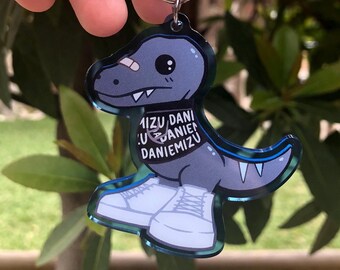 Dripposaurus Rex Dinosaur Keychain T-Rex Cute Meme Dinosaur Tyrannosaurus Rex Meme Spinosaurus Rex Dinosaur Gift Cute Animal Keychain TRex