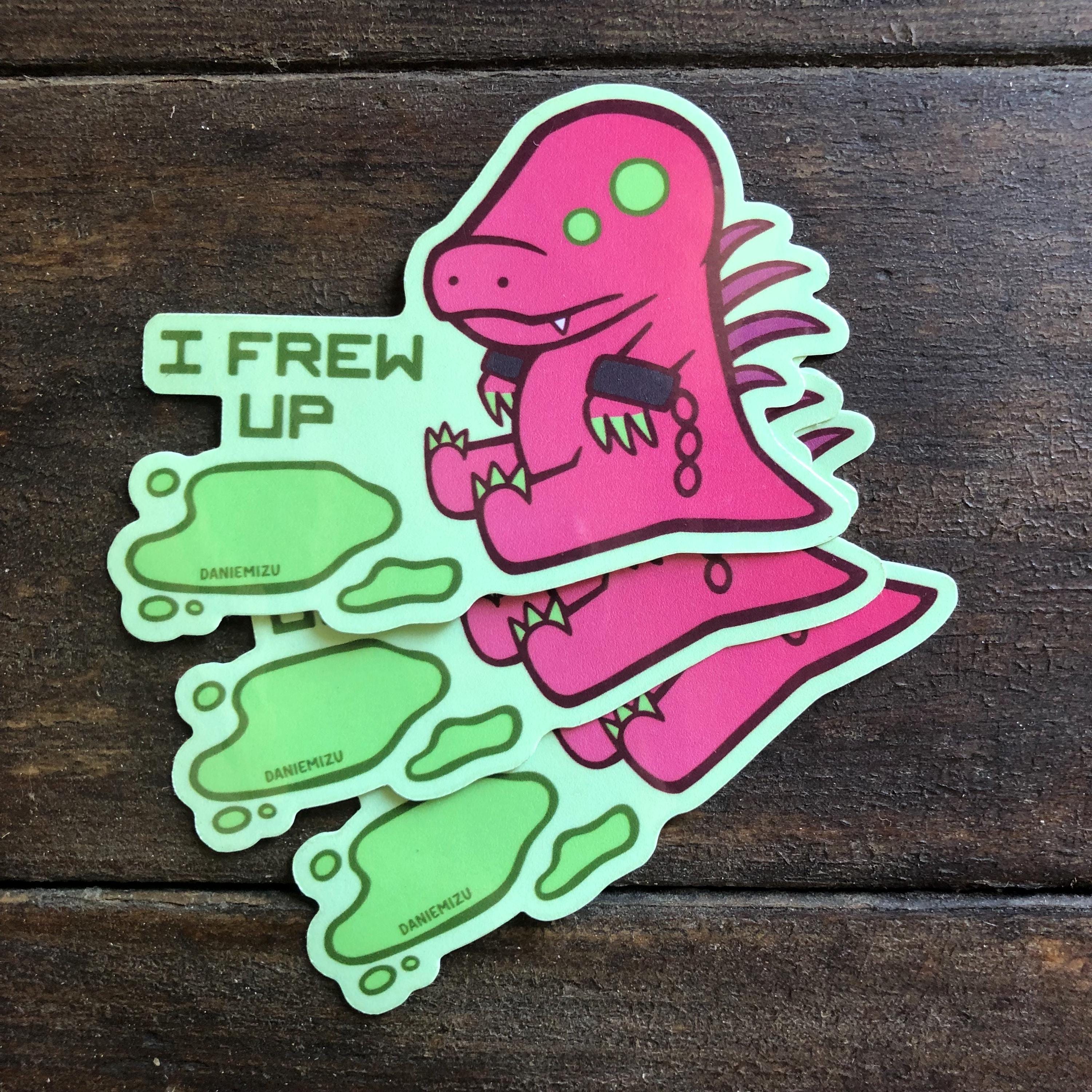 Acrid Risk of Rain Sticker Meme Risk of Rain Meme Acrid Sticker I Frew ...