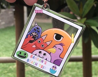 Garten of Banban Keychain Polaroid Banban Keychain Stinger Flynn Beach  Garten of Banban Nabnab Keychain Opila Captain Fiddles Keychain