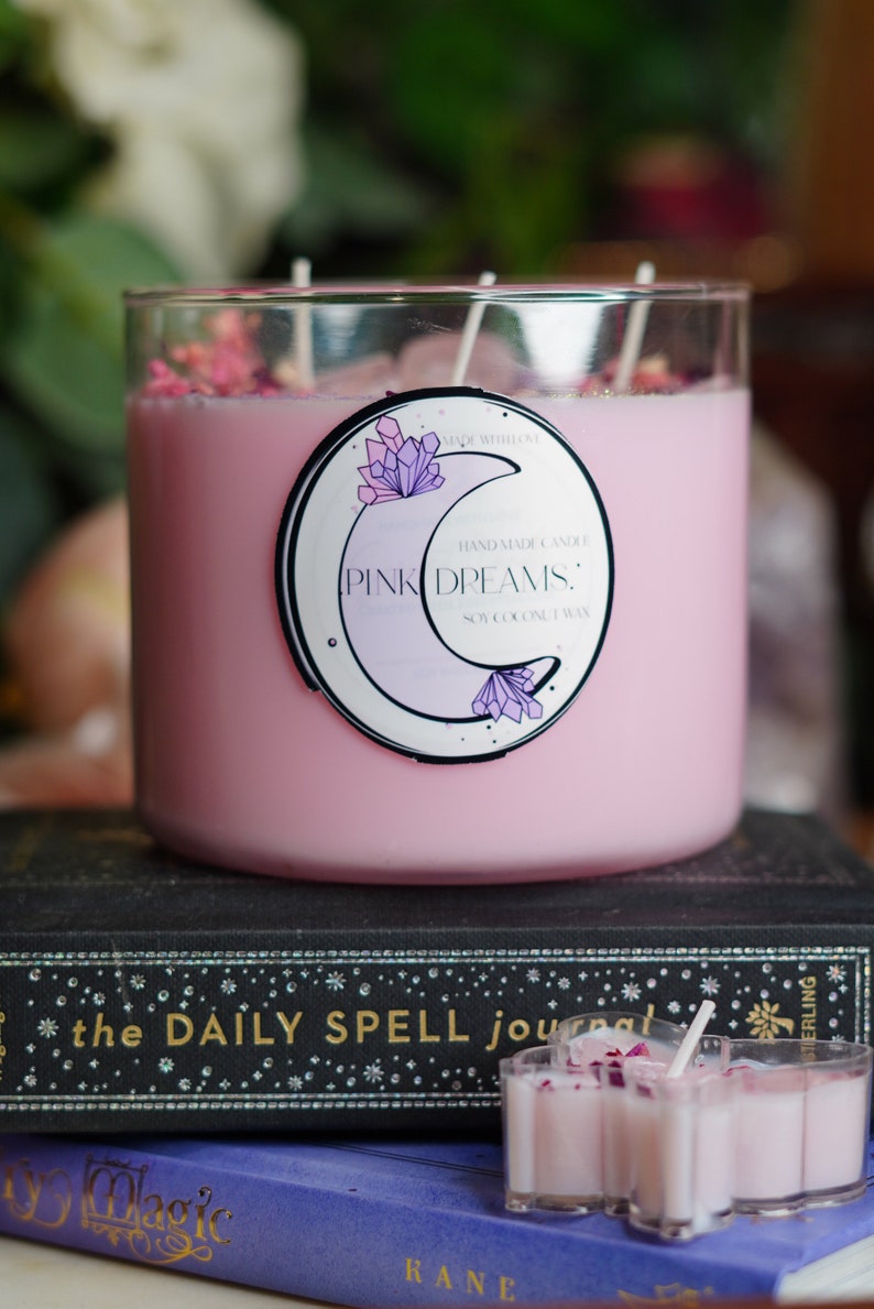 Persephone Scented Crystal Candles Etsy