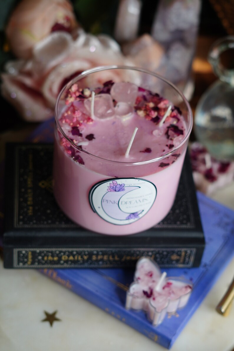 Persephone Scented Crystal Candles Etsy