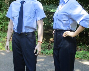 thumbnail image 2 of Bundeswehr BW Sailor Shirt – Navy Blue Onboard Shirt With Keel Collar, New, NATO 2 of 5