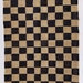 Handmade Checker Rug, Jute Kilim Checkerboard Rug, Home Decor Checkered ...