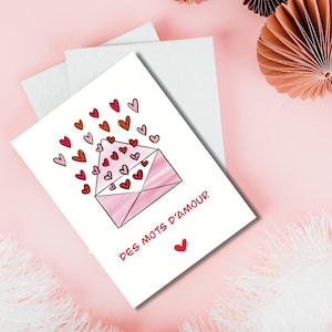 Carte « Déclaration d'Amour Enveloppée » pour exprimez votre amour avec élégance pour la Saint-Valentin