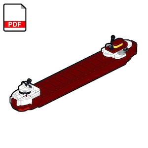 LEGO SS Edmund Fitzgerald Freighter MOC - Building Instructions