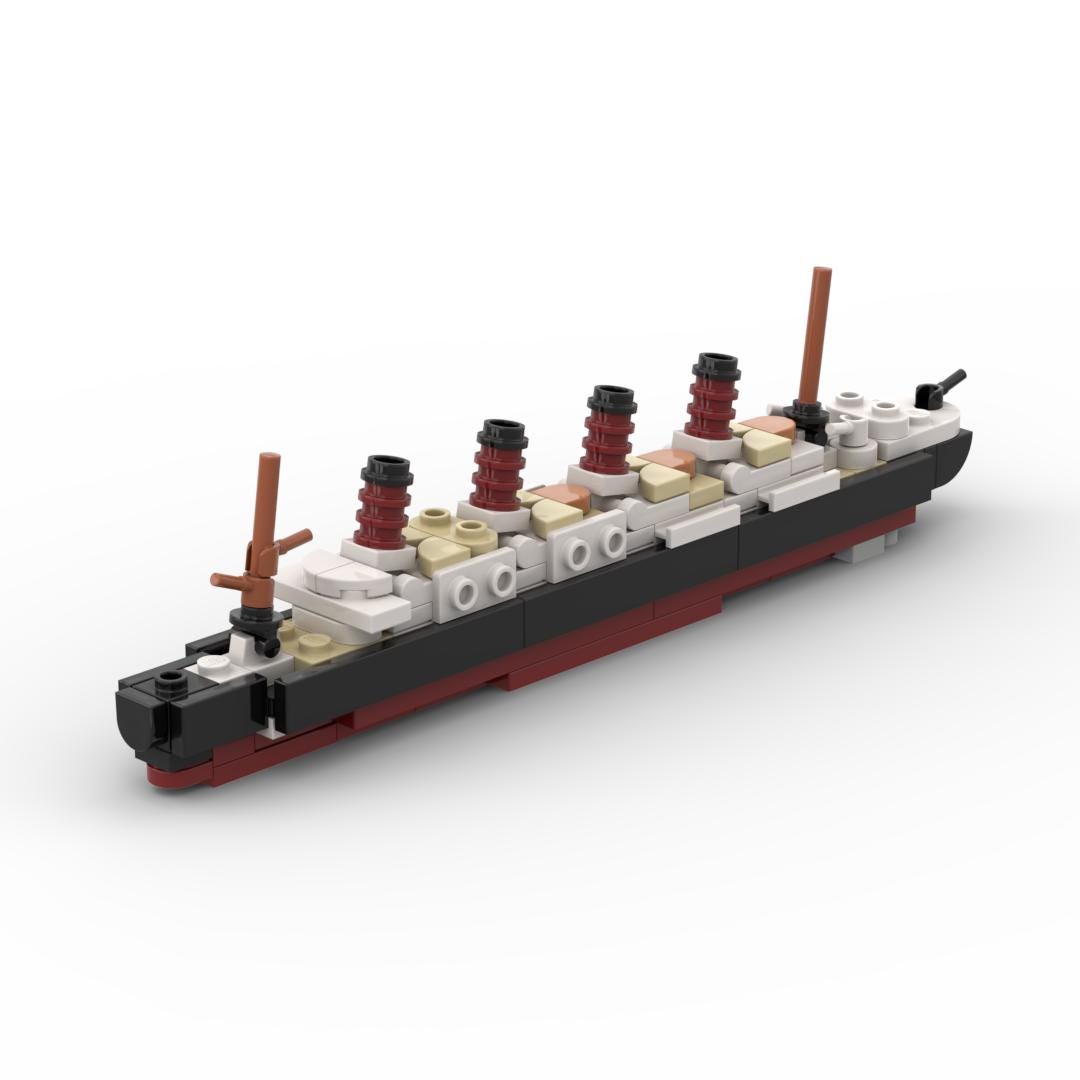 Lusitania Lego Britannic LEGO RMS Lusitania Ocean Liner MOC