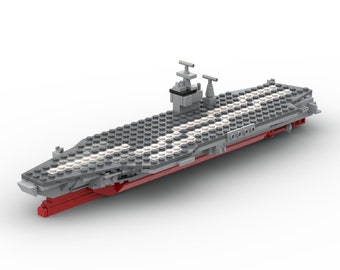 LEGO USS Nimitz Aircraft Carrier MOC - Building Instructions