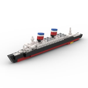 LEGO SS United States Ocean Liner MOC - Digital Building Instructions