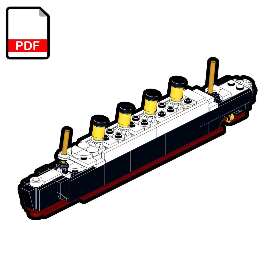 Buy LEGO RMS Titanic MOC Digital Building Instructions Online in India 