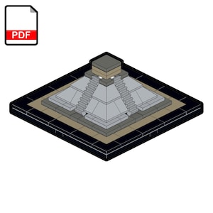 LEGO Temple of Kukulcan Chichen Itza MOC - Digital Building Instructions