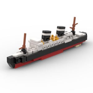 LEGO Asama Maru Ocean Liner MOC - Digital Building Instructions