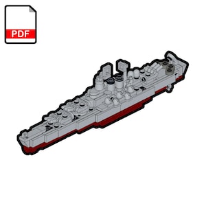 Le cuirassé USS North Carolina MOC - Instructions de montage