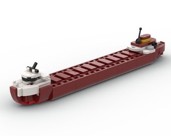 LEGO SS Edmund Fitzgerald Freighter MOC - Building Instructions