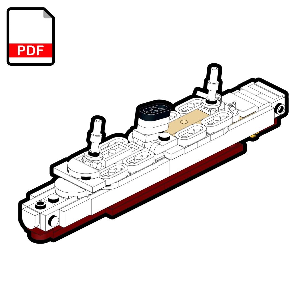 LEGO MV Wilhelm Gustloff MOC - Digital Building Instructions - Etsy